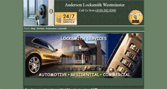 Desktop Screenshot of locksmithwestminstermd.com